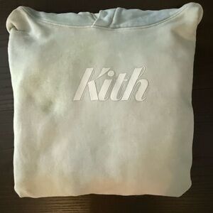 Kith Light Green and blue Hoodie